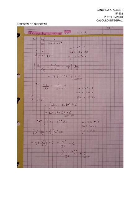 DERIVADAS A TRAVÉS DEL CALCULO INTEGRAL 