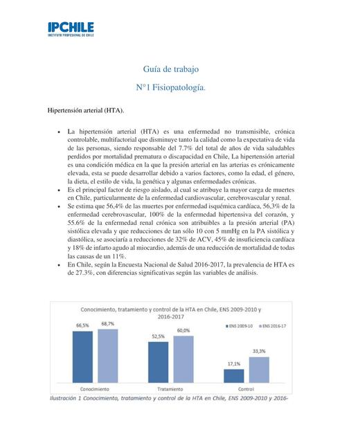 Guía de trabajo - Fisiopatología