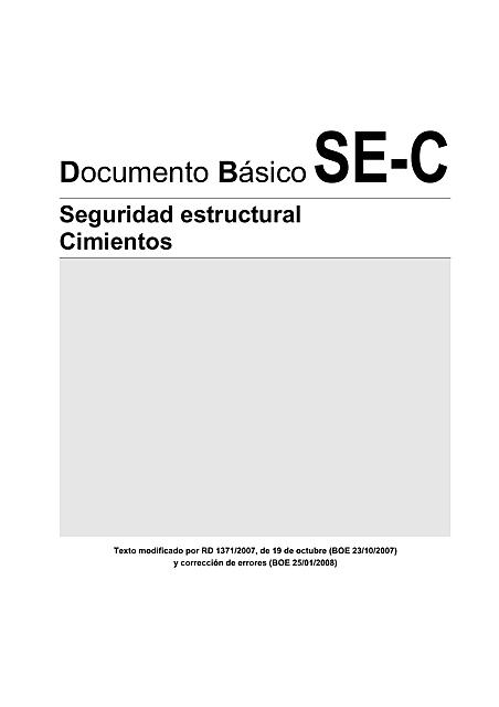 SEGURIDAD ESTRUCTURAL DE CIMIENTOS