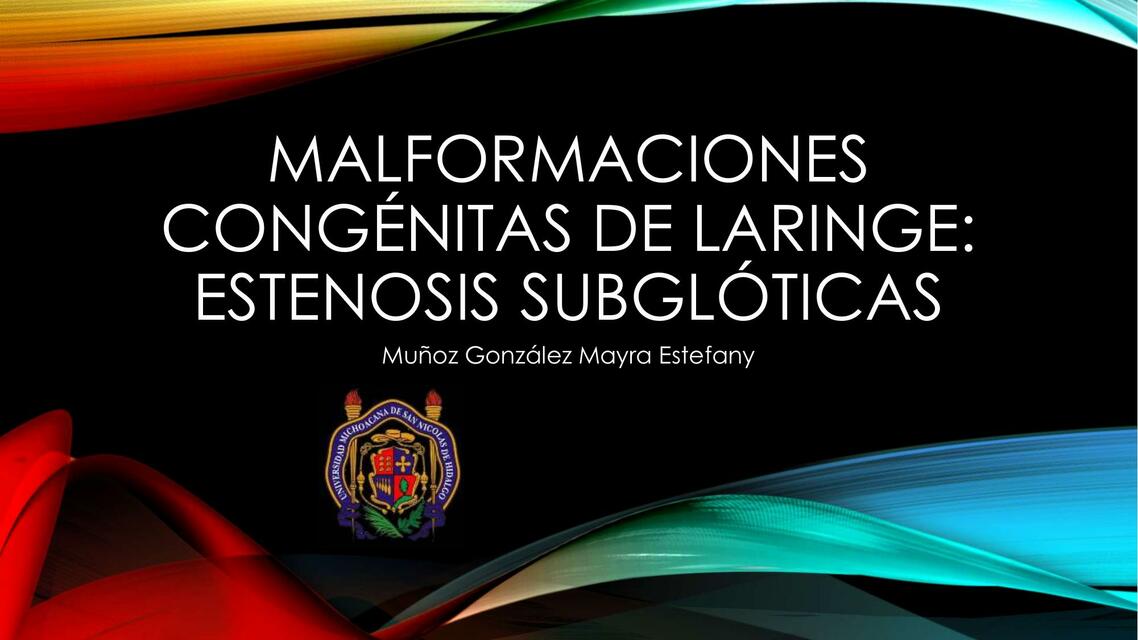 Estenosis Subglóticas