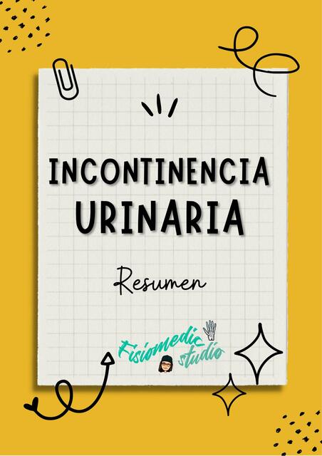 Incontinencia Urinaria