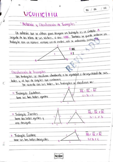 Anotación y Clasificación de Triángulos  