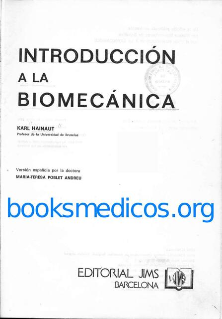 Introducción a la biomecánica