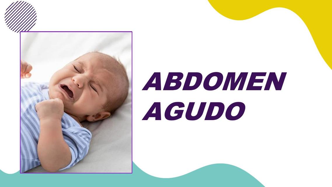 Abdomen agudo  