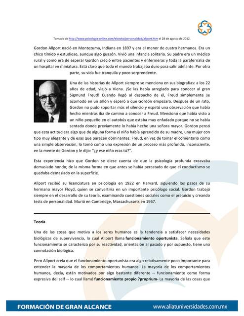 gordon-allport-psicosymente-udocz