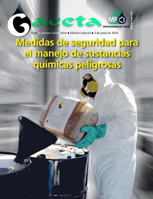 Medidas de seguridad para el manejo de sustancias químicas peligrosas