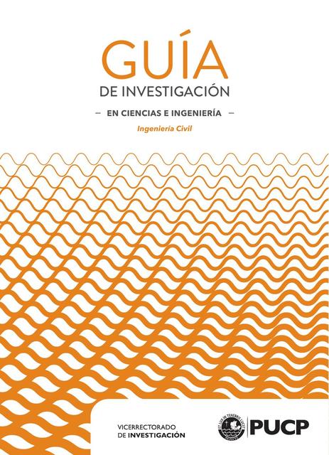 Guía de Investigación en Ingeniería Civil  