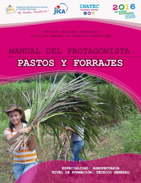 Manual del Protagonista- Pastos y Forrajes