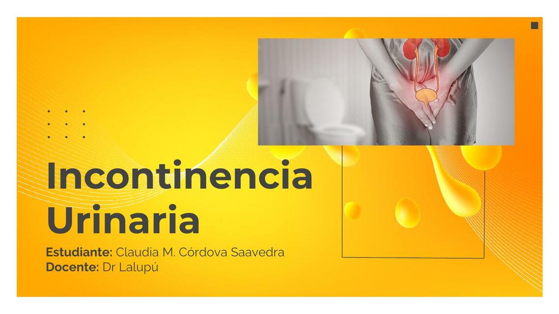 Incontinencia Urinaria