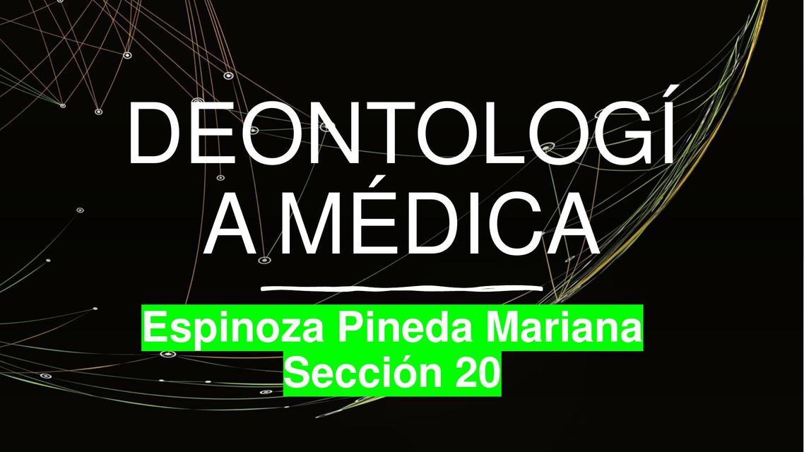 Deontología médica