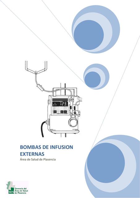 Bombas de infusión externas 