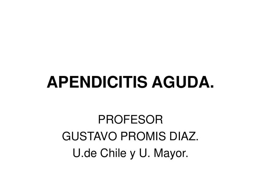 Apendicitis Aguda 