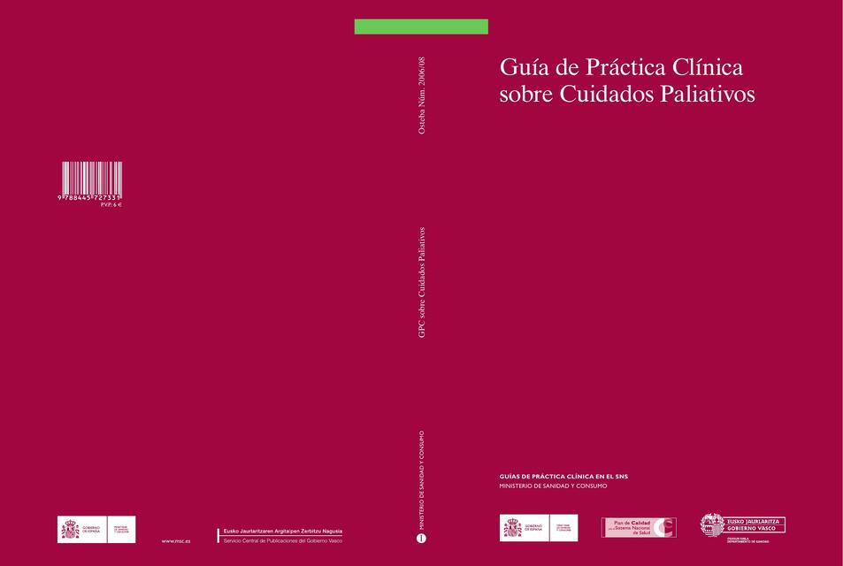 Guia De Practica Clinica Cuidados Paliativos Mexico