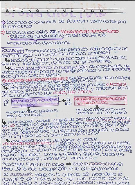 Sociedad de Rendimiento (Byung Chul Han)