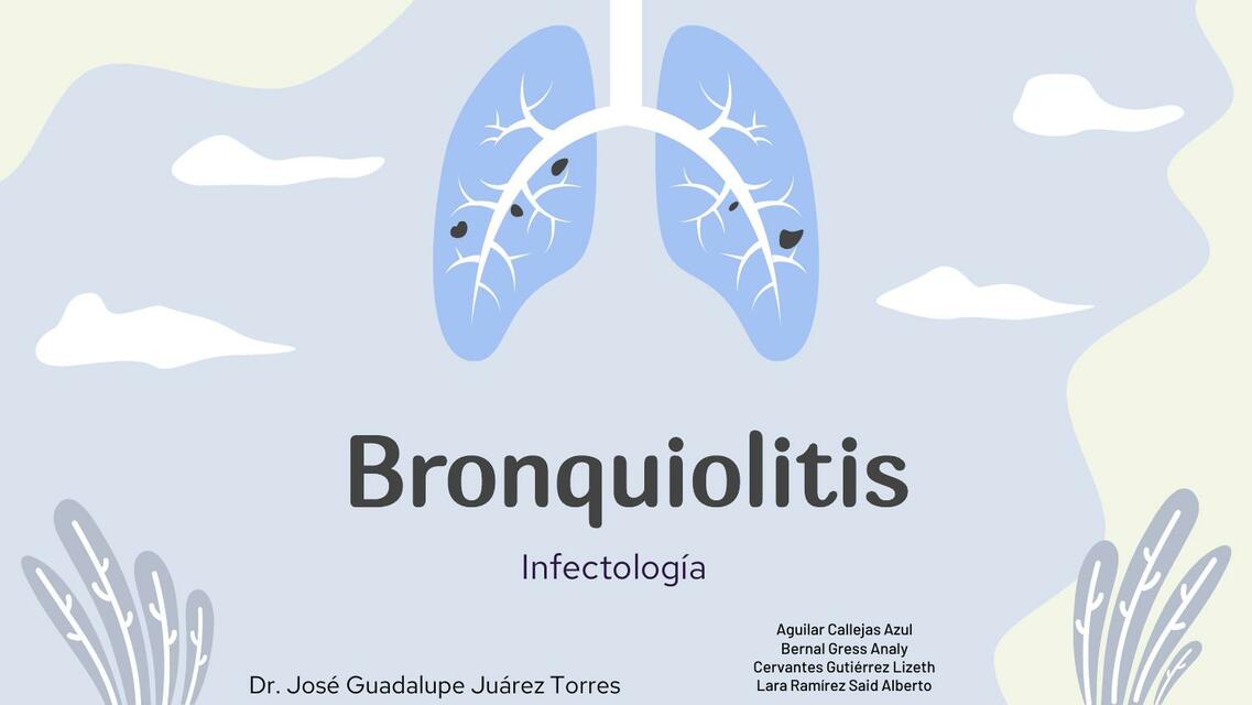 Bronquiolitis