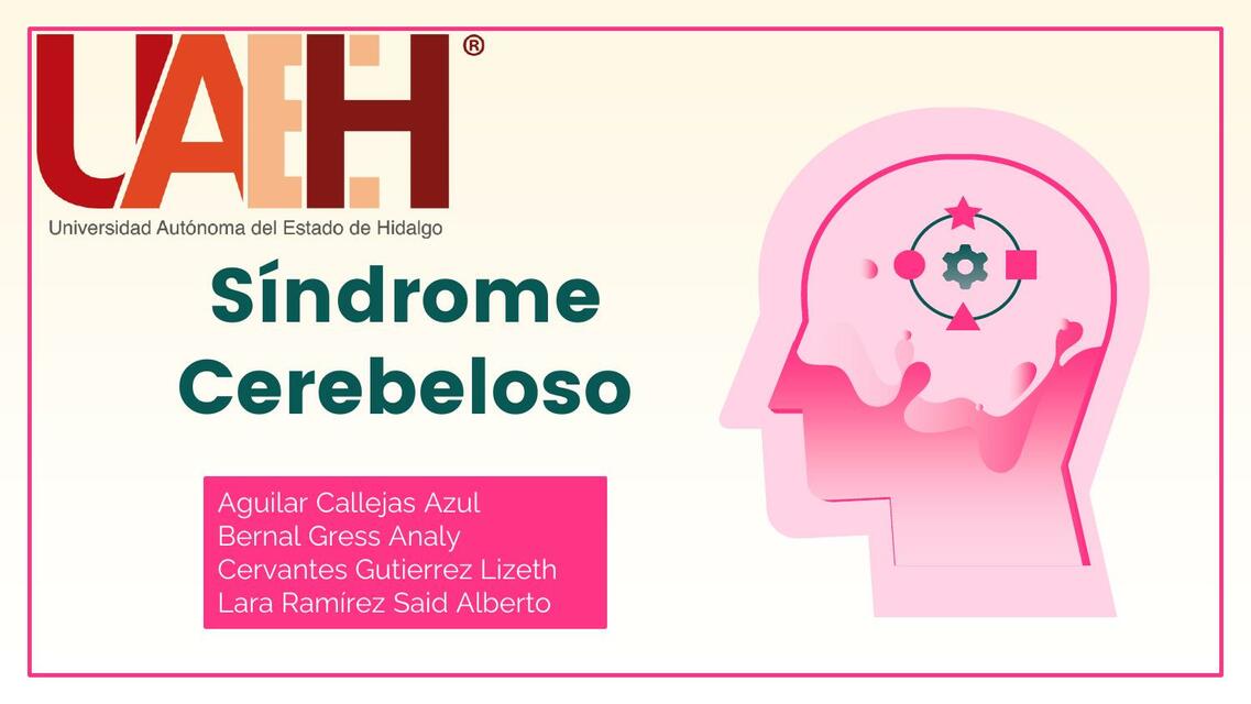 Síndromes Cerebelosos