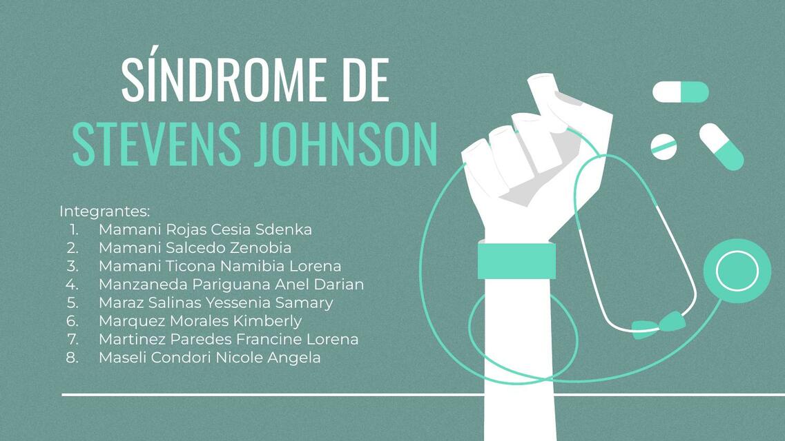 Síndrome de Stevens Johnson