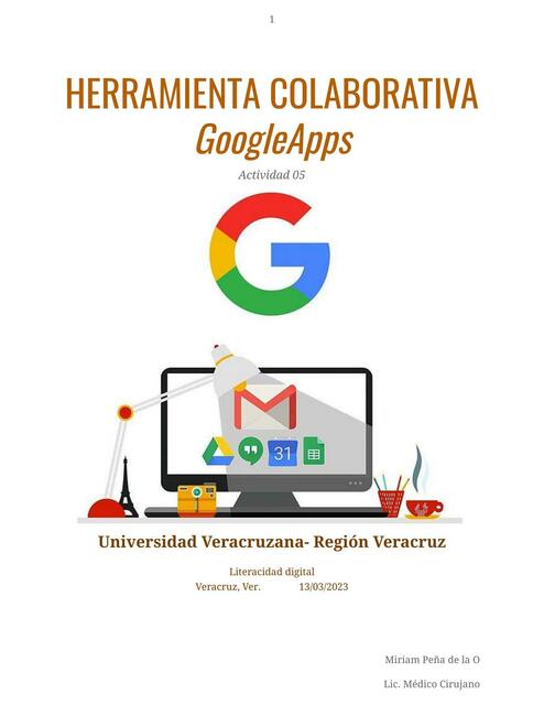 Herramienta Colaborativa Google Apps 