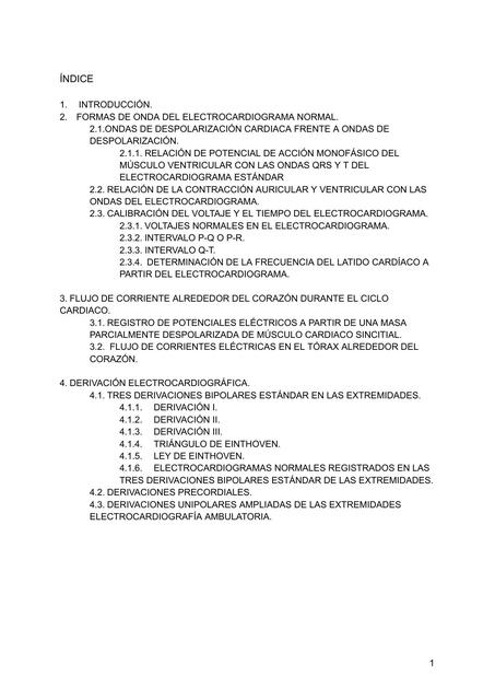 Formas de onda del electrocardiograma