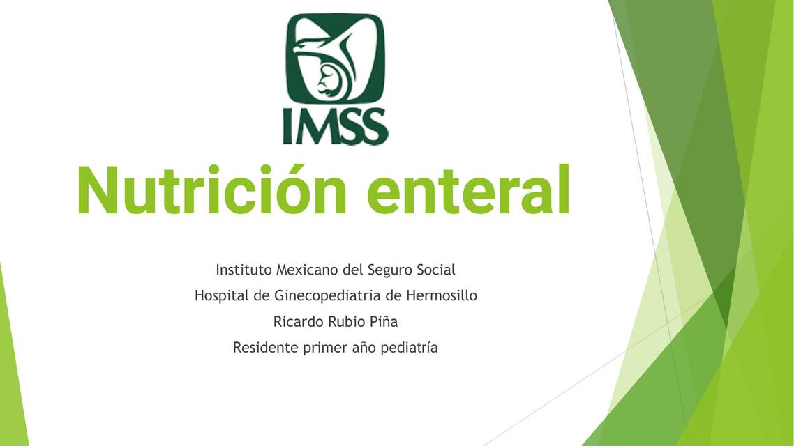 Nutrición enteral Ricardo Rubio uDocz