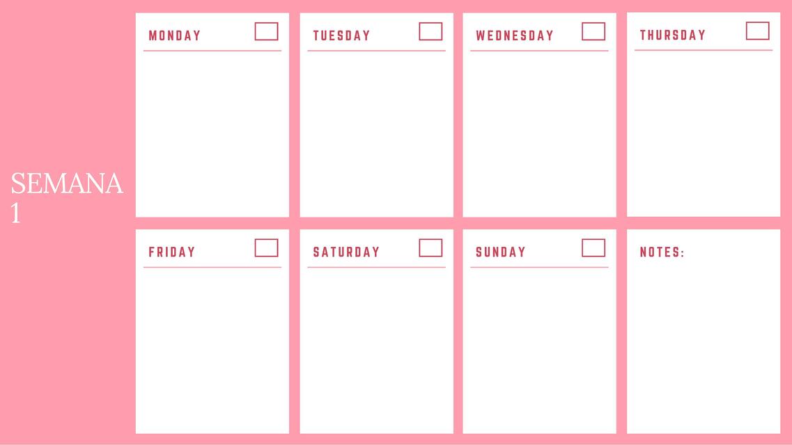 Planner Semanal