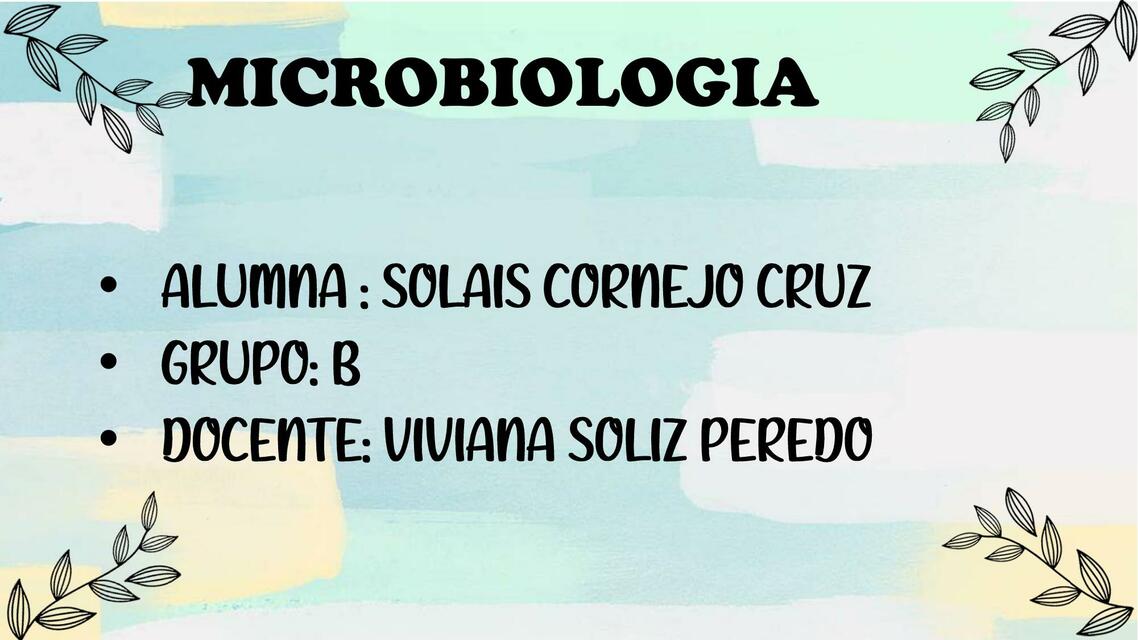 Bacteriología