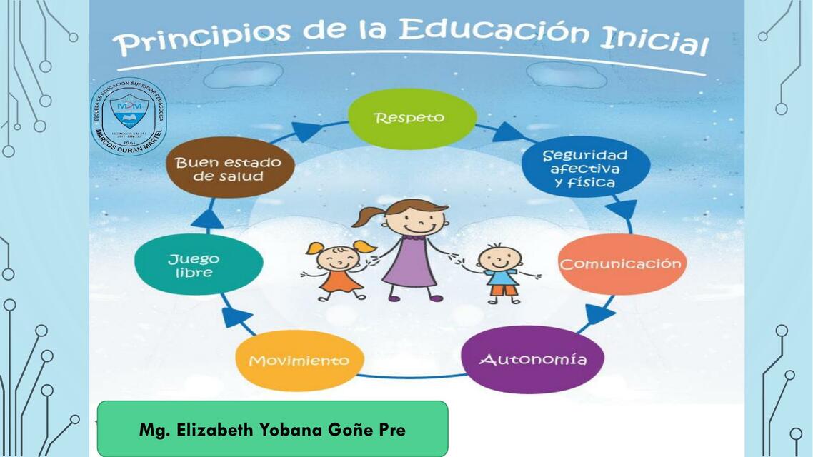 Principios de la Educación Inicial 