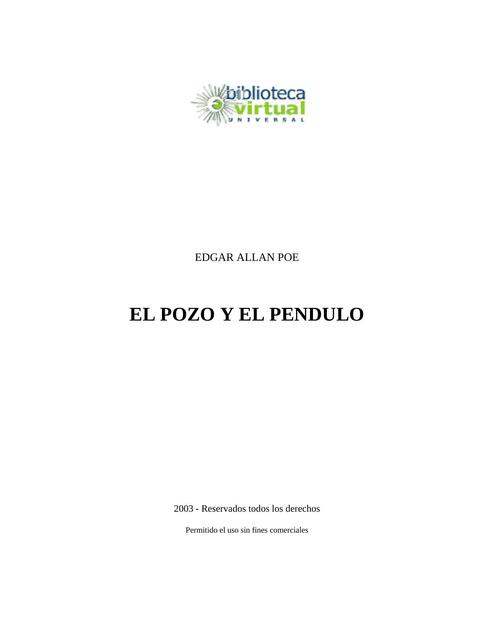 El Pozo y el Péndulo 