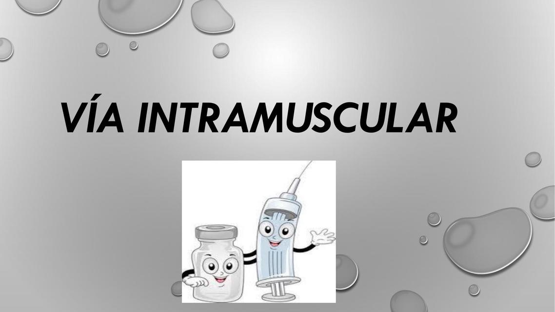 Vía intramuscular