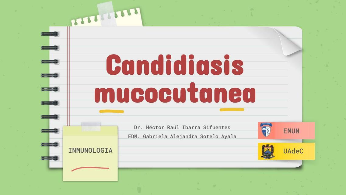 Candidiasis Mucocutánea