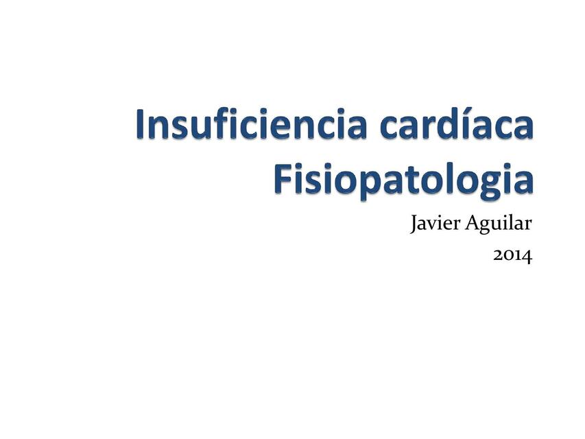 Insuficiencia Cardiaca 