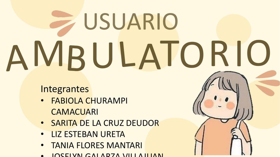 Usuario Ambulatorio