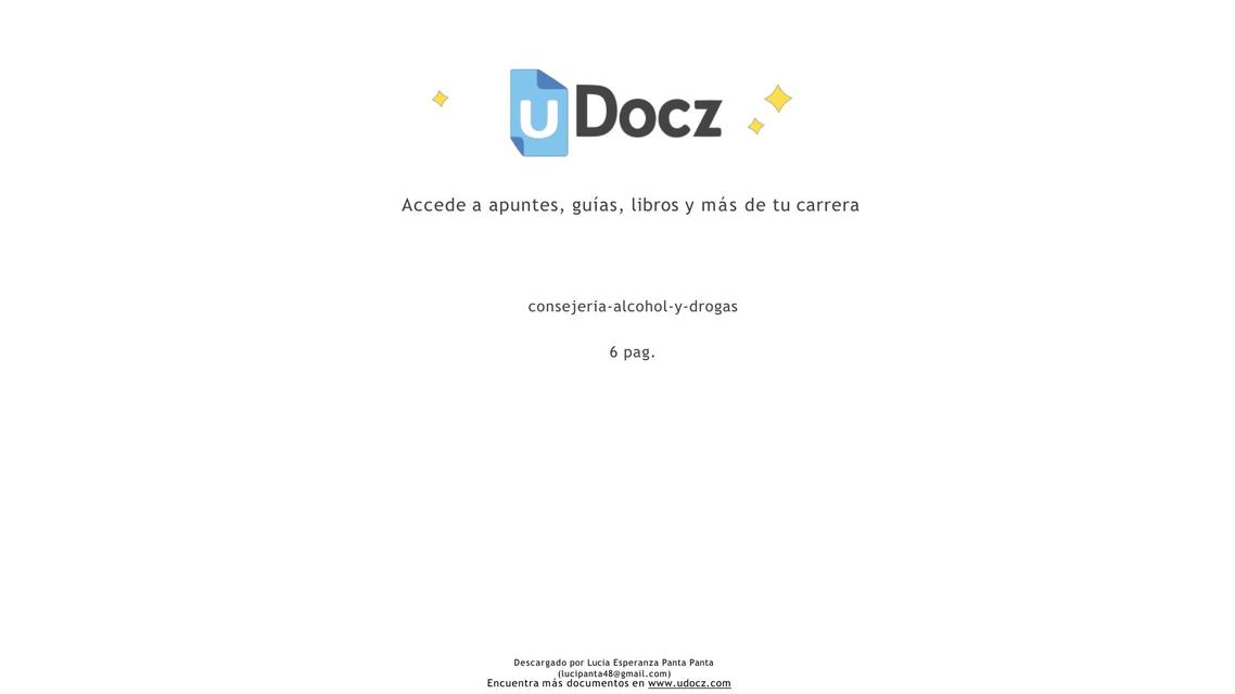 Consejería sobre alcohol y drogas 