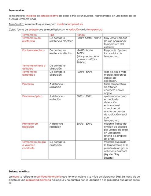 Termometría turbidimetría nefelometría