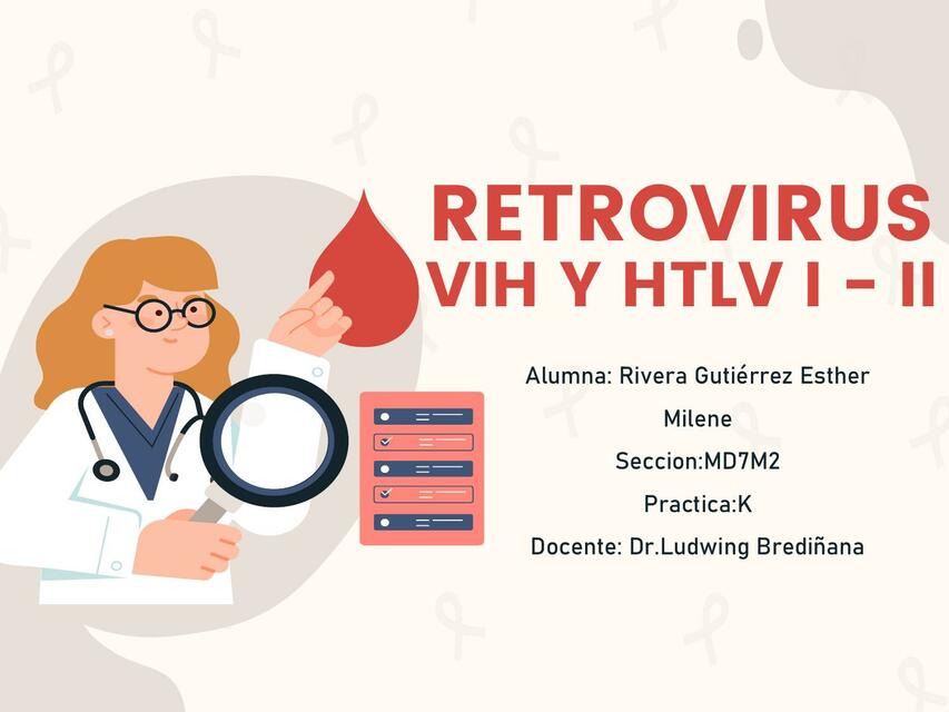 Retrovirus VIH Y HTLV I-II