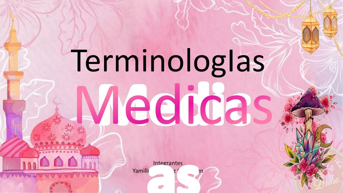 Terminologías medicas