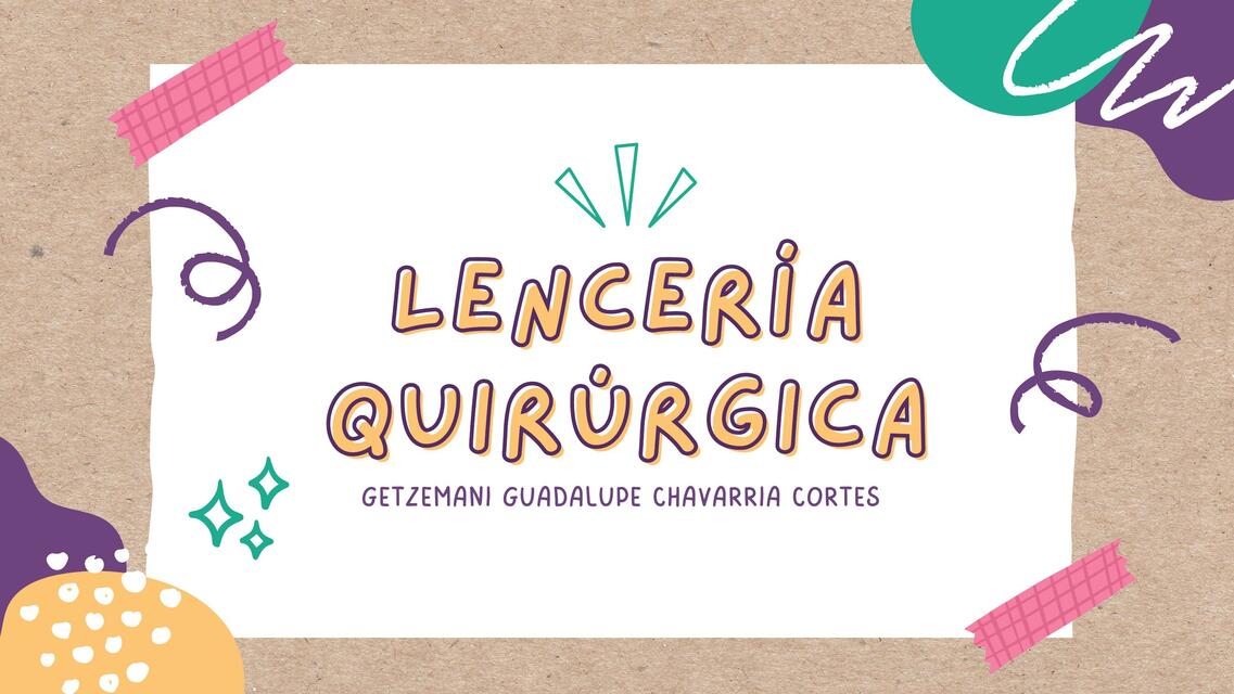 Lencería Quirúrgica 