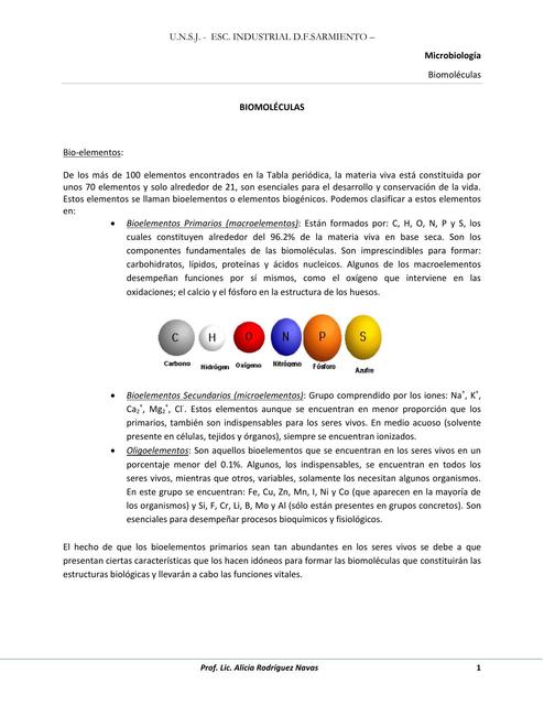 Biomoléculas  