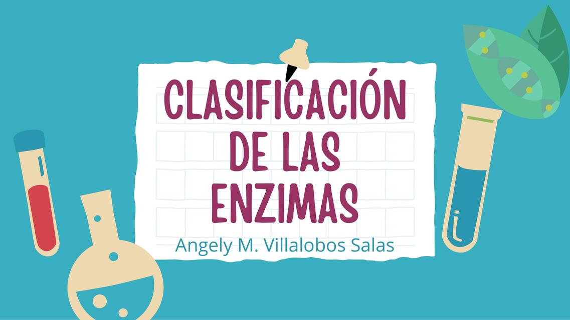 Clasificación de las Enzimas