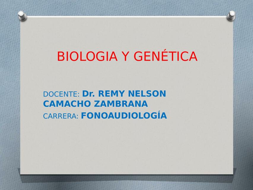 Biología y Genética | Esmeralda Lares | uDocz