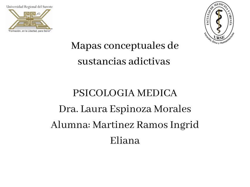 Mapas conceptuales desustancias adictivas  