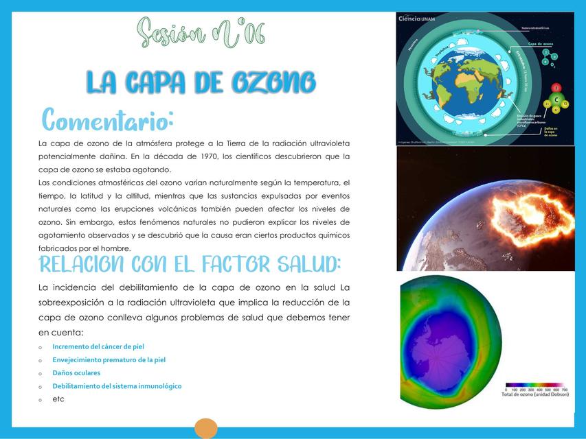 La capa de ozono y su relación con la salud     