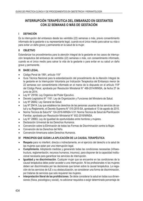 Interrupción  Terapéutico  Del  Embarazo  Con  22 SEMAN