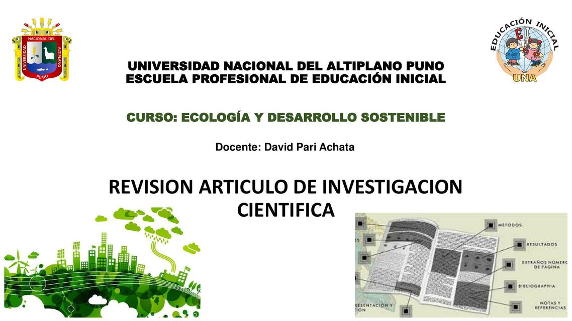 Revisión articulo de investigación científica