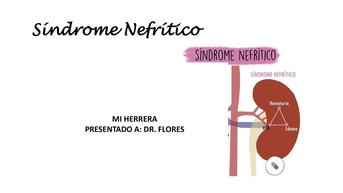 Síndrome Nefrítico