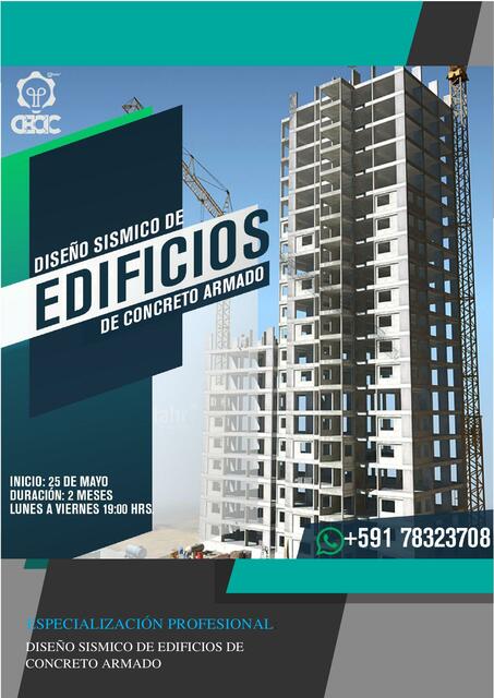 Diseño sísmico de edificios de concreto armado 