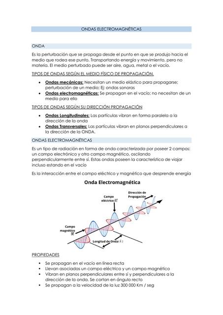 Ondas electromagnéticas  