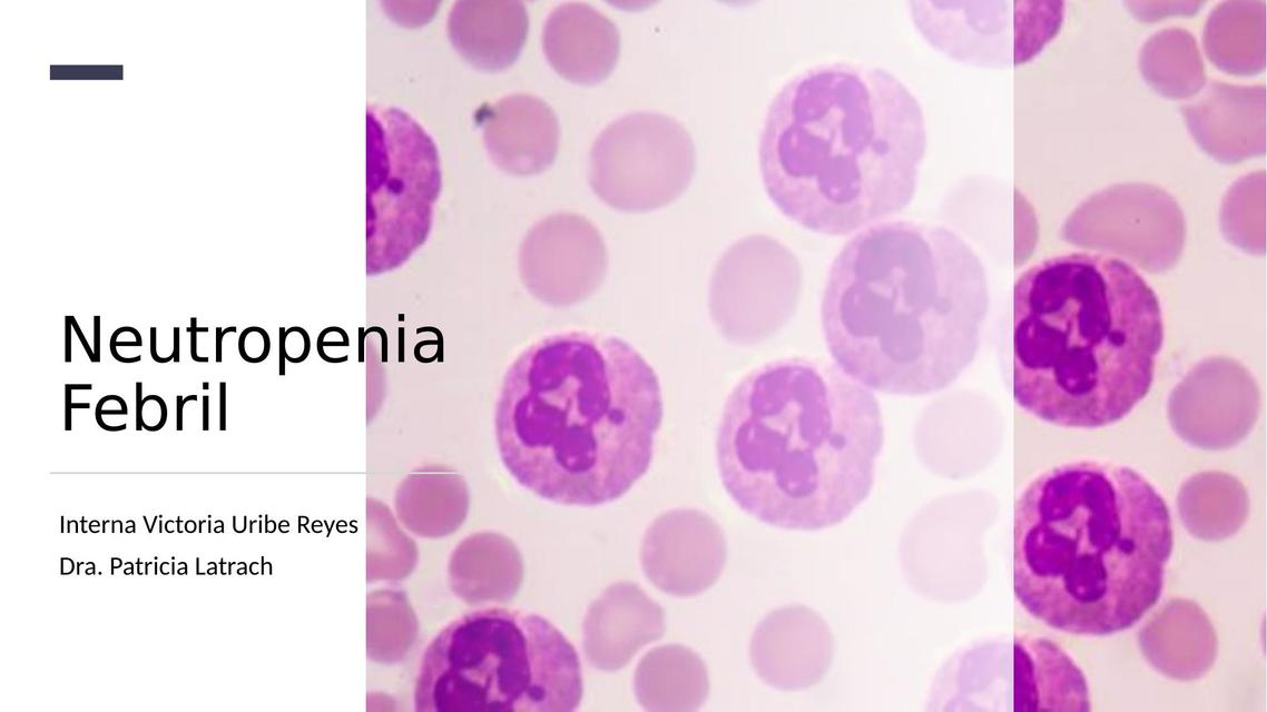 Neutropenia febril   