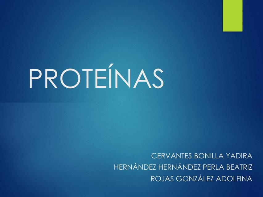 Proteínas   