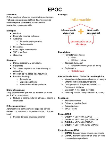 Enfermedad pulmonar obstructiva crónica 